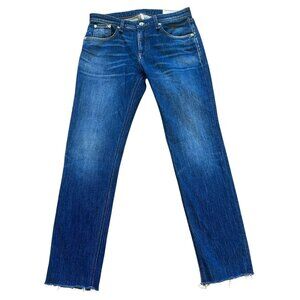 Rag & Bone Dre Low-Rise Slim Boyfriend Jeans Pants Magnus Size 26 Women's